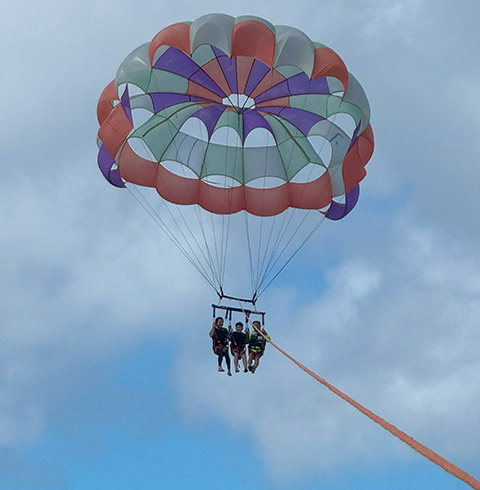 마나가하섬+패러세일링+호핑투어