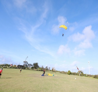 사이판스카이다이빙 경험 후기 안전교육 자유낙하 착지
